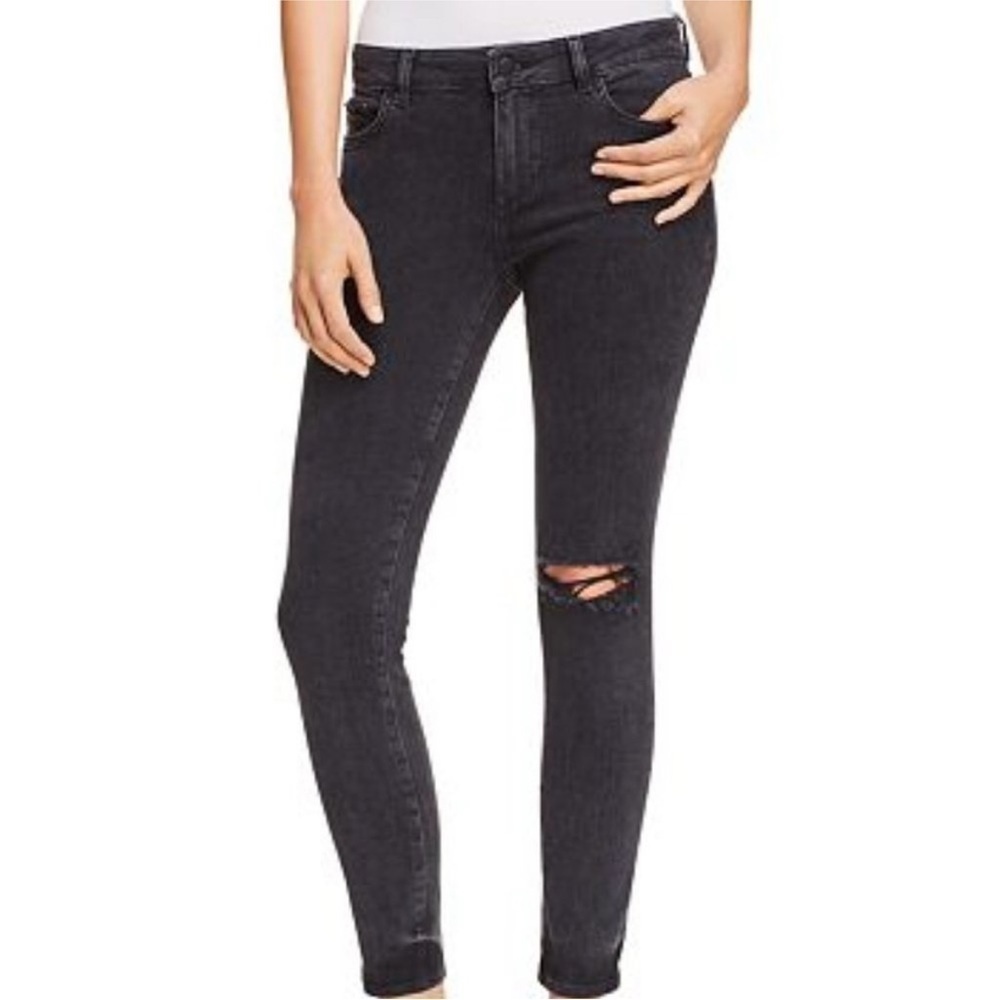 DL1961 Margaux Mid Rise Instasculpt Skinny Ankle Jeans in Hyde Size 28